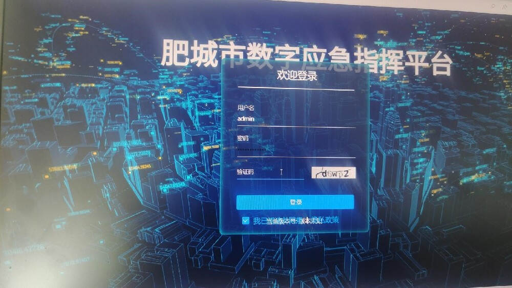 肥城市数字应急指挥建设项目