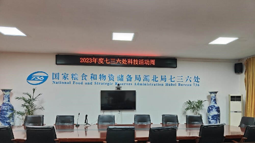 国家粮食和物质储备局湖北局七三六处安防及信息化系统建设项目-会议会场-视频显示
